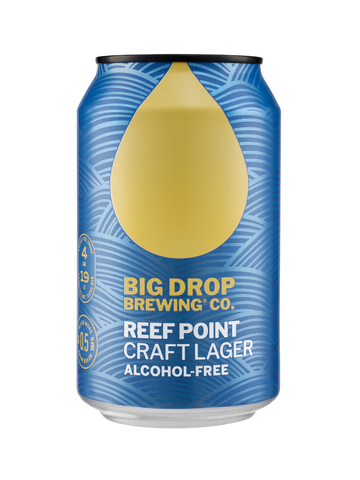 Big Drop Non-Alcoholic Reef Point Craft Lager [Pack of 6]