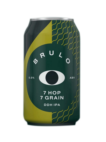 Brulo Non-Alcoholic Beer 7 Hop 7 Grain [Pack of 6]